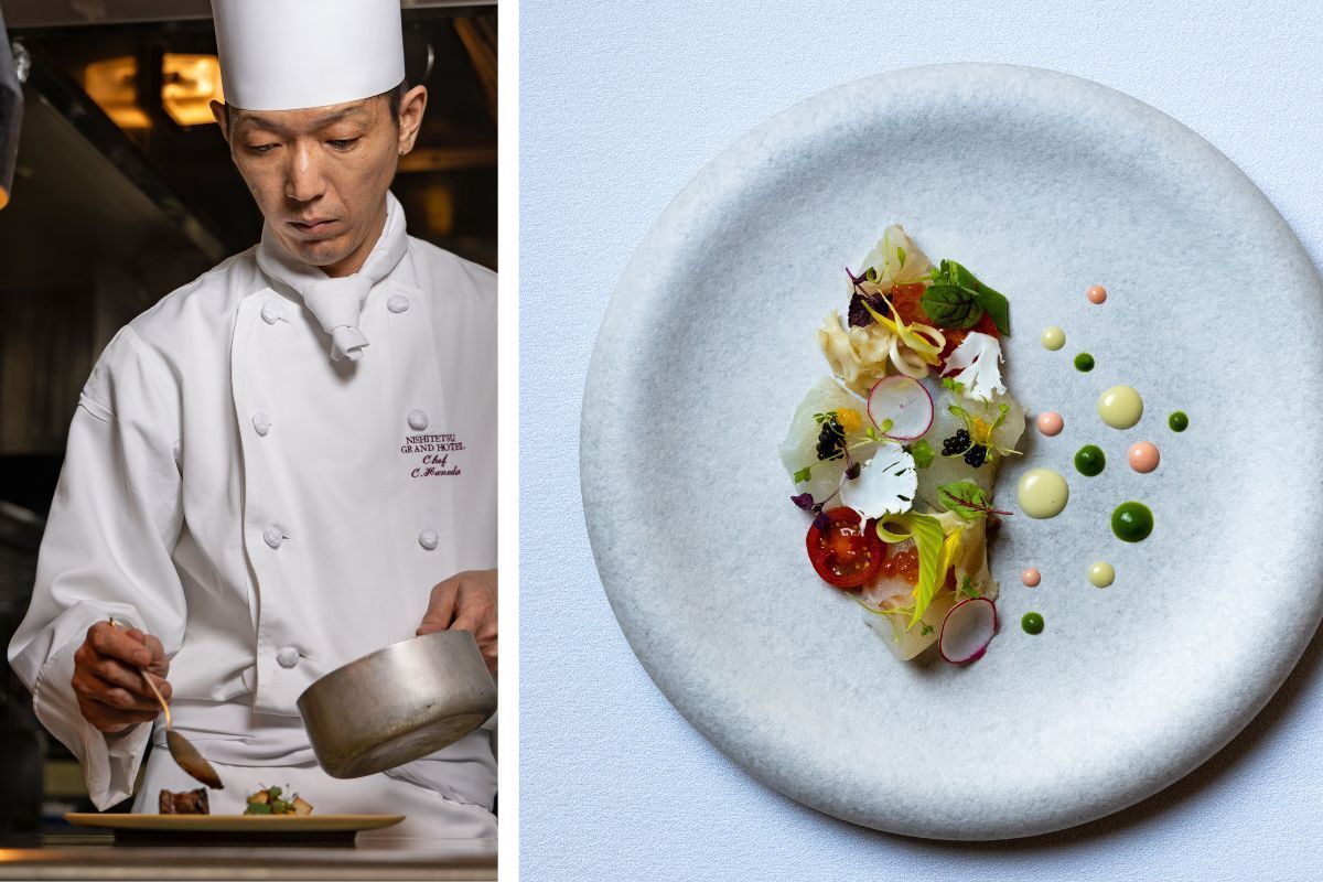 由 Grand Cuisine La Cascade 的主廚 Chiaki Haneda 主理的美食盛宴。