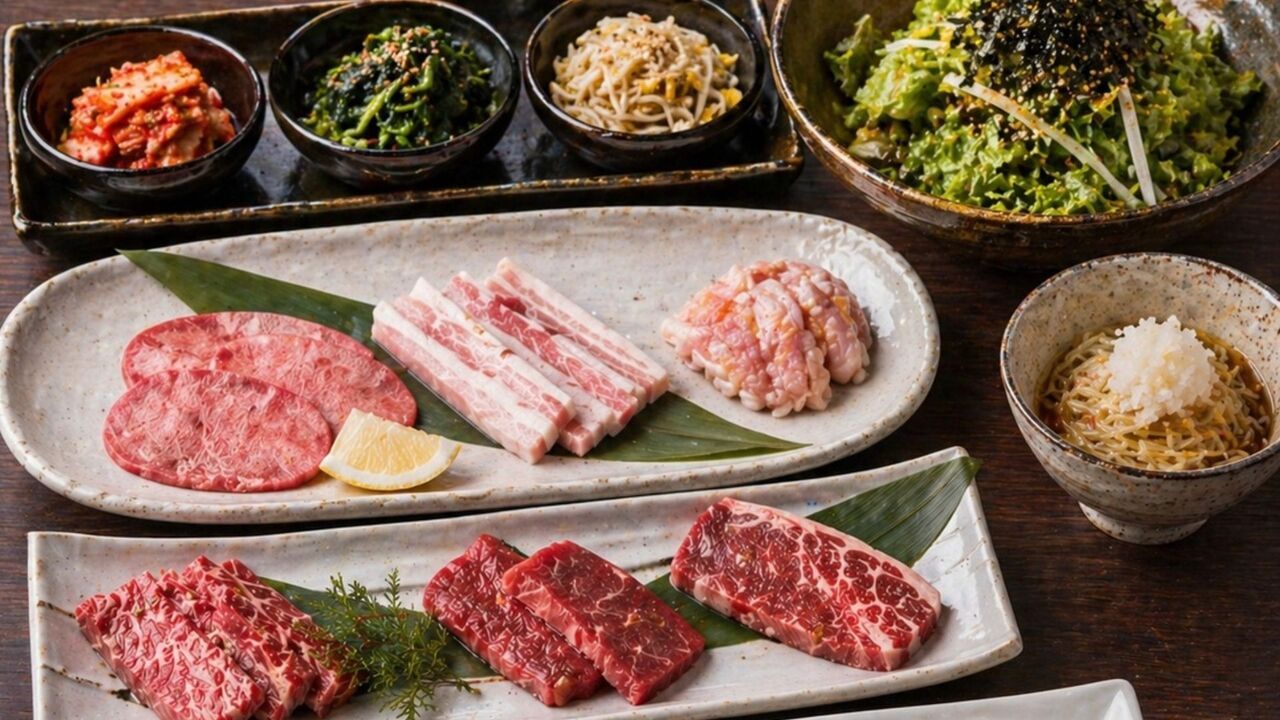 【宴-utage-】 焼肉と韓国料理を楽しむコース　2時間飲み放題込み