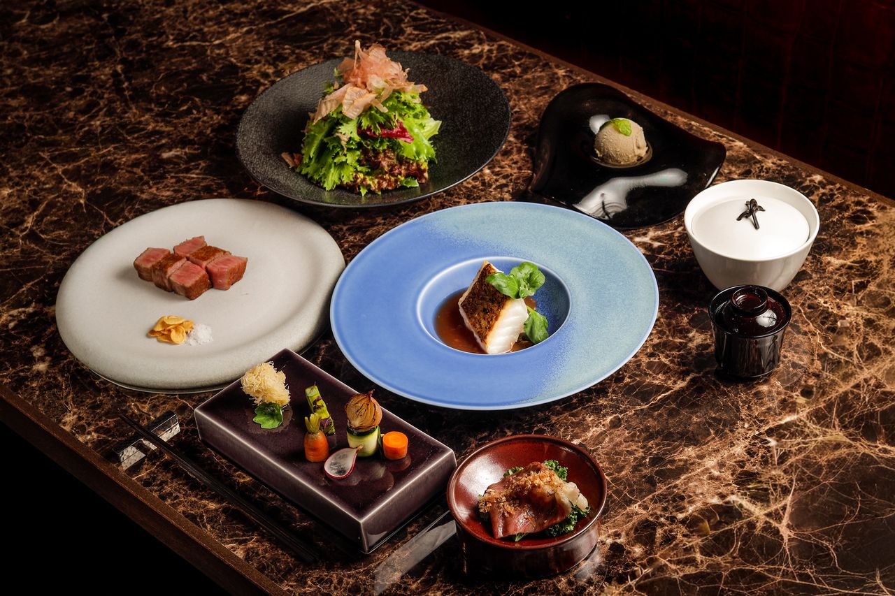 【Nagomi Course】A5 Wagyu beef × Morning-caught red sea bream / 7 dishes featuring classic favorites (September onwards)