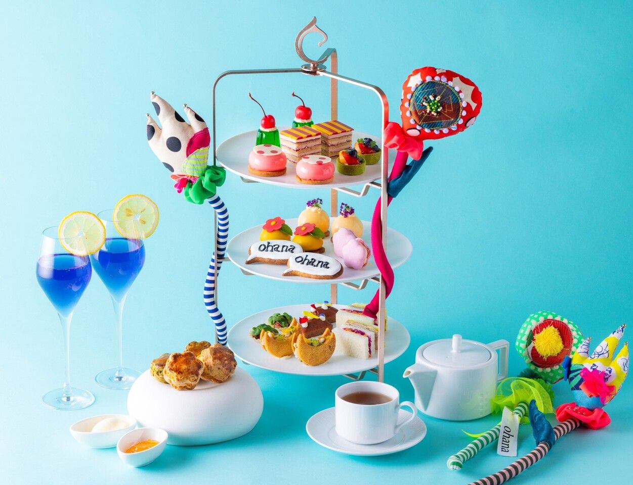 【Weekdays 20％OFF】"OHANA" Afternoon Tea Collaboration with Artist NIKO