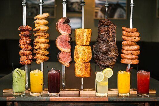 【☆Regular Dinner】All-you-can-eat of 15 kinds of authentic churrasco | 120-minute plan including salad bar buffet & unlimited drinks [8800 JPY → 7700 JPY]