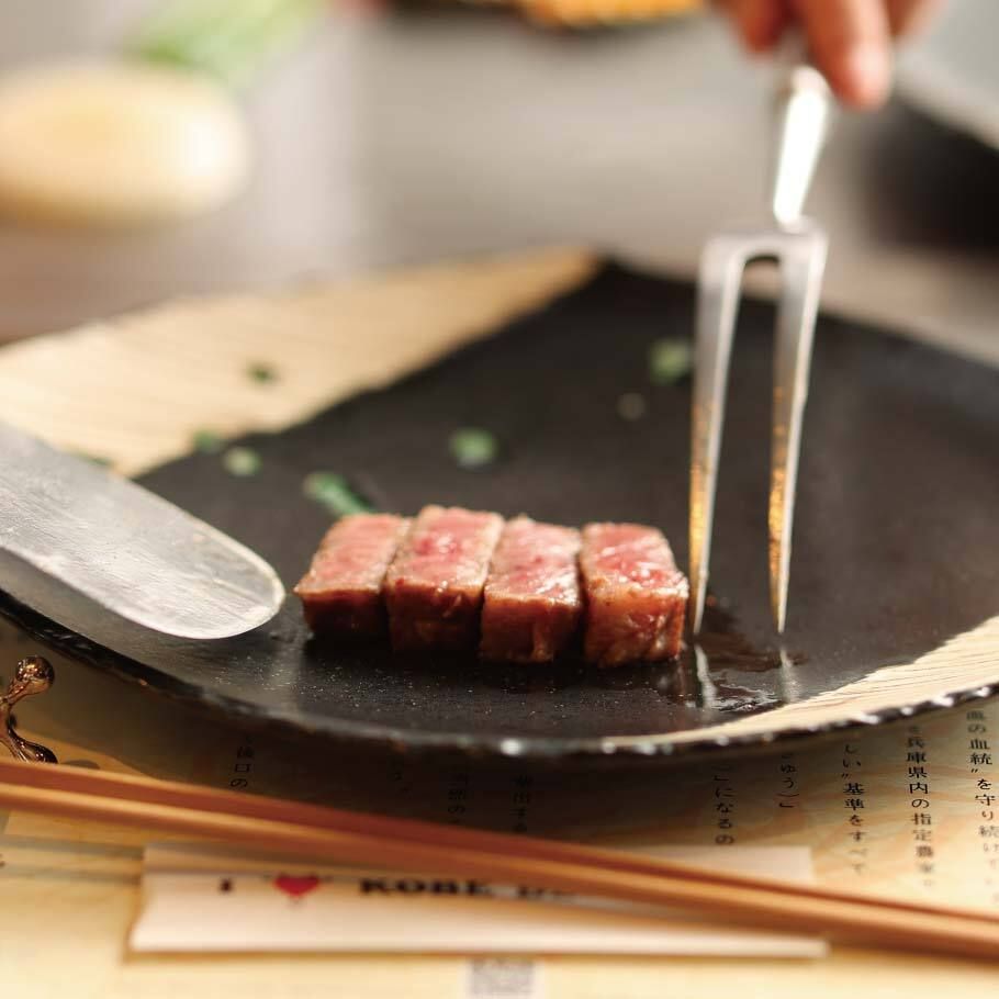 [Lunch-exclusive course] Kobe beef premium lean meat course <110g>: 6 dishes total. 8,910 yen ⇒ 7,480 yen