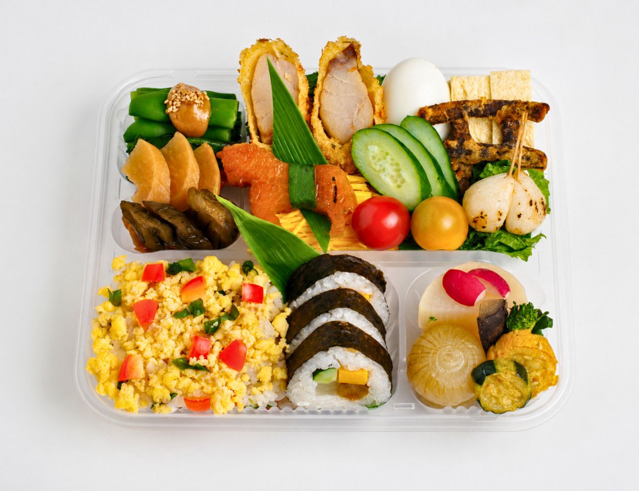 “Tohoku Ranch Bento” – a Japanese-style meal packed with the bounty of Tohoku Ranch