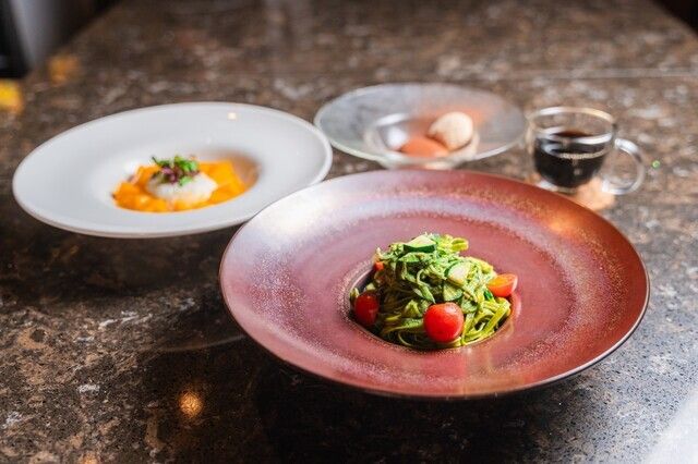 [Lunch Pasta Course] A course featuring a seasonal appetizer, pasta chosen from 6 options, and dessert.