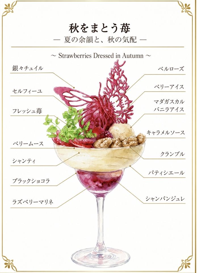 Melon parfait adorned with a crown