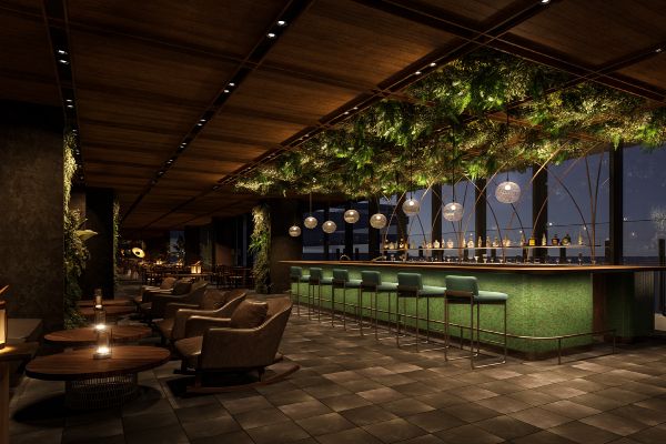 The TRAVELERS HOUSE ROOFTOP BAR / Hotel Metropolitan Oimachi Tracks 26th floor