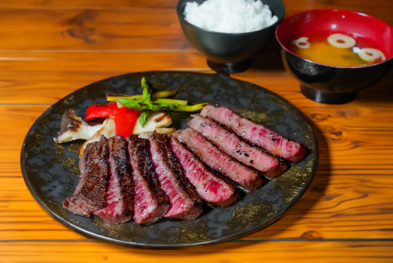 Wagyu Steak & Sandwich (Halal Vegan Gluten Free) Osaka  Dotonbori Restaurant