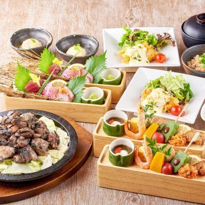 【ランチコース】宮崎巡りコース〈全9品〉3000円（税込み）