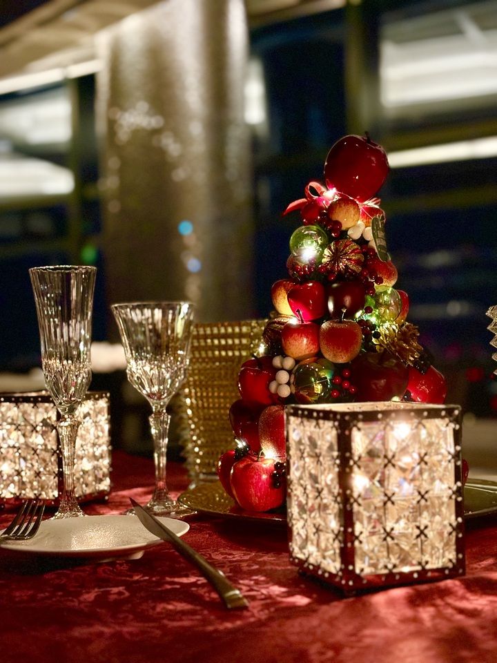 【乾杯グラスシャンパン付き】X'masディナー全7品　￥25,000-