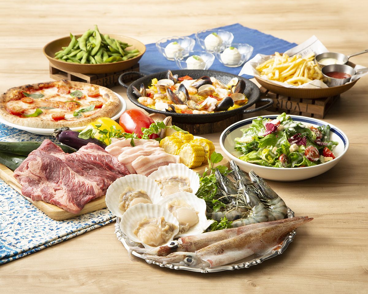  BBQ ベイサイドプラン ¥5,500(税抜）【大人】