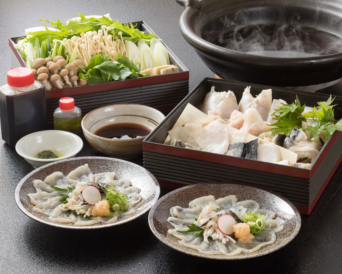 てっちりセット２人前てっさ付き