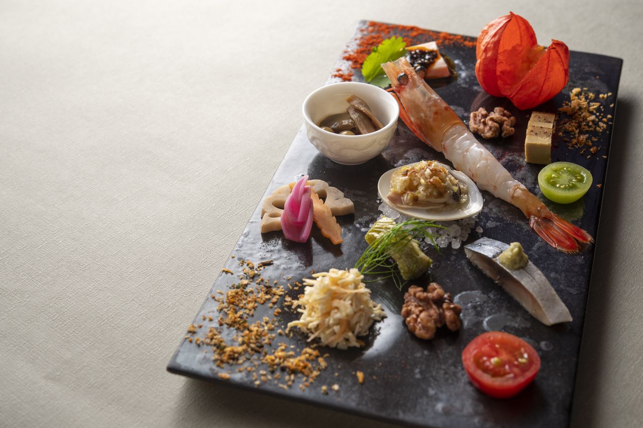 《クイックディナー》季節の食材ショートコース ¥22,000（約6品）