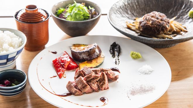 ステーキ＆ハンバーグランチ