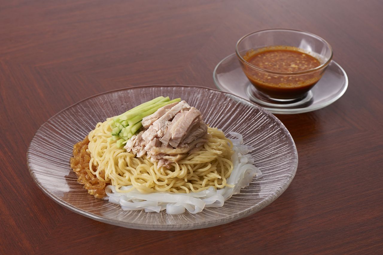 ■【季節限定】棒棒鶏 涼麺　点心・デザート付きランチ