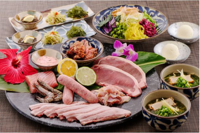 【琉球炭火BBQコース】テラス席限定プラン