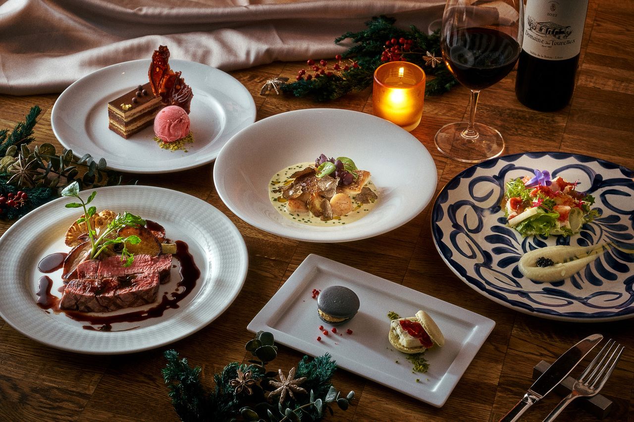 Christmas Dinner course at Private Room
