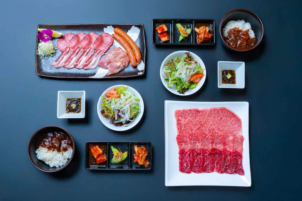 모토부 목장 특선 야키니쿠 코스