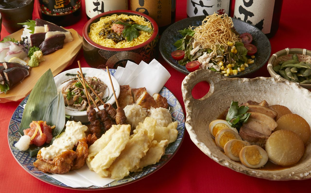 九州郷土料理堪能コース7品【2H飲放付】5500円(税込)