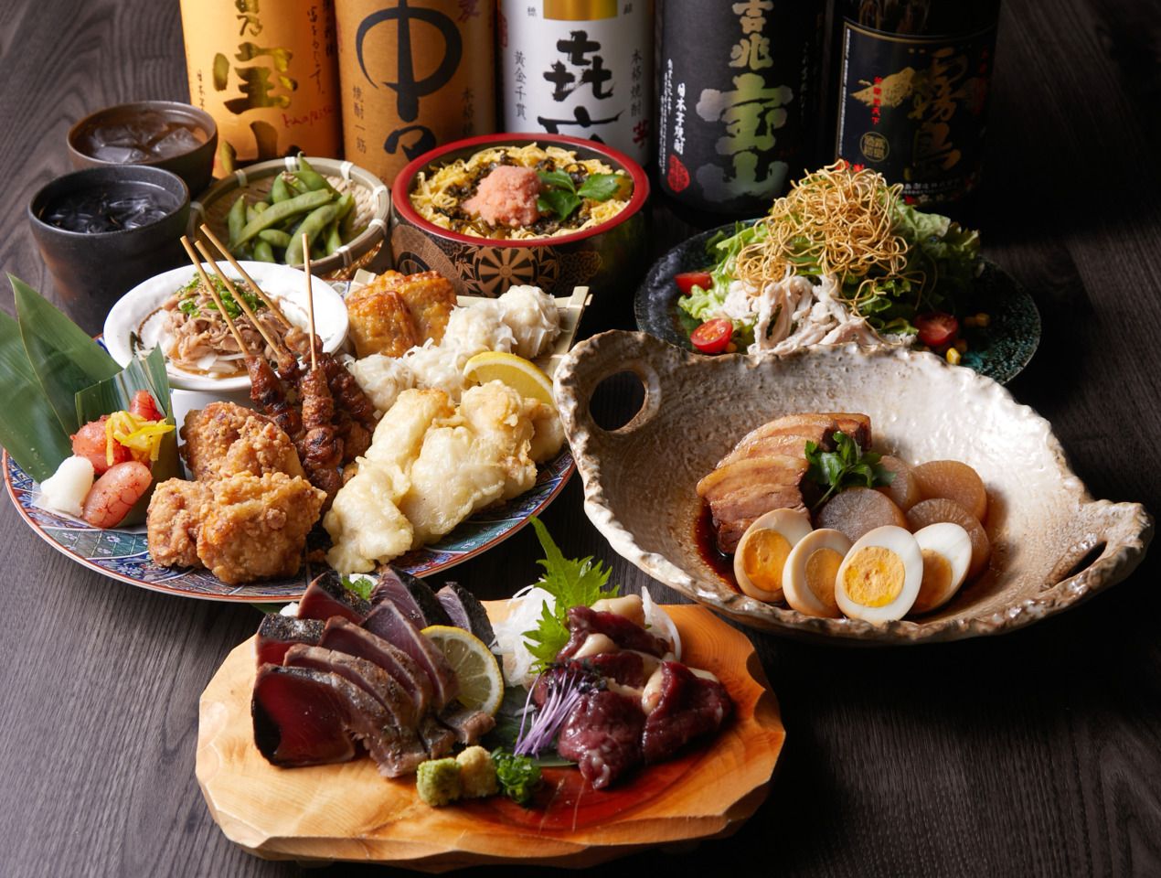 九州郷土料理堪能コース10品【90分飲放題付】5500円