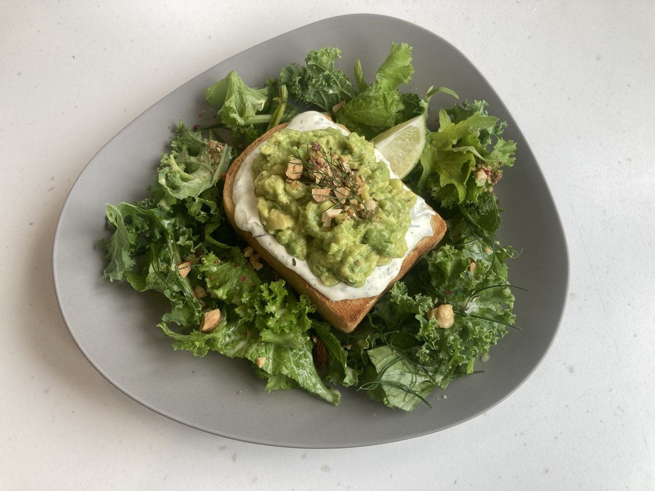 Avocado toast with drinks combo