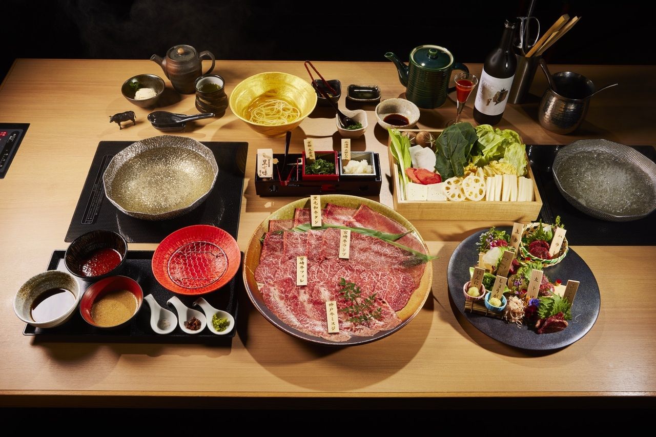 [Popular] Horse sashimi and shabu-shabu course 40,000 yen