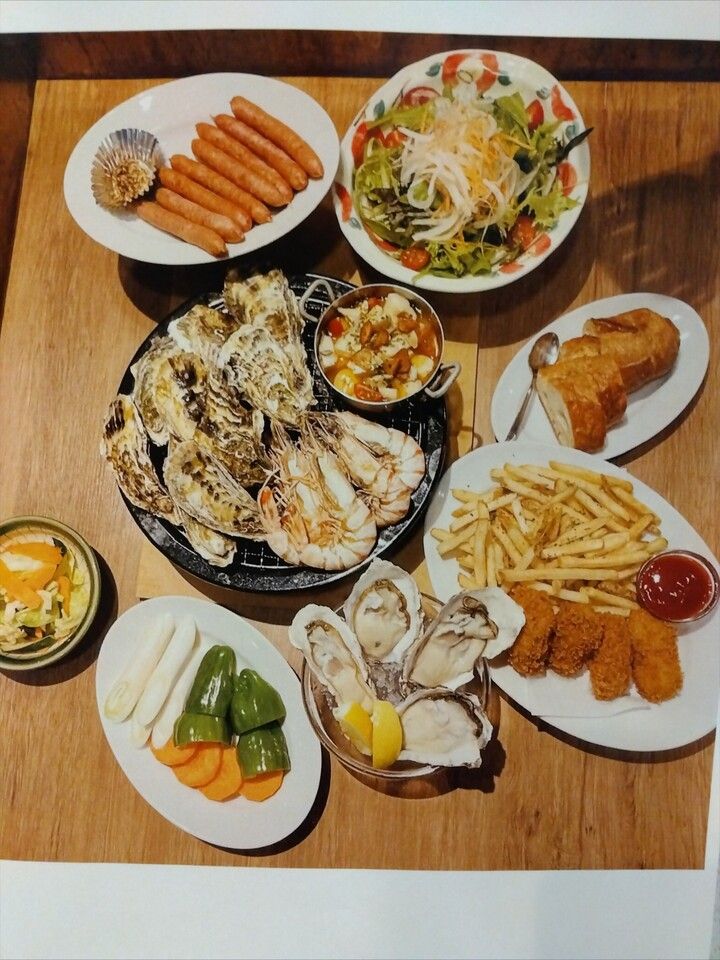 かき小屋満足コース飲み放題付(2H)