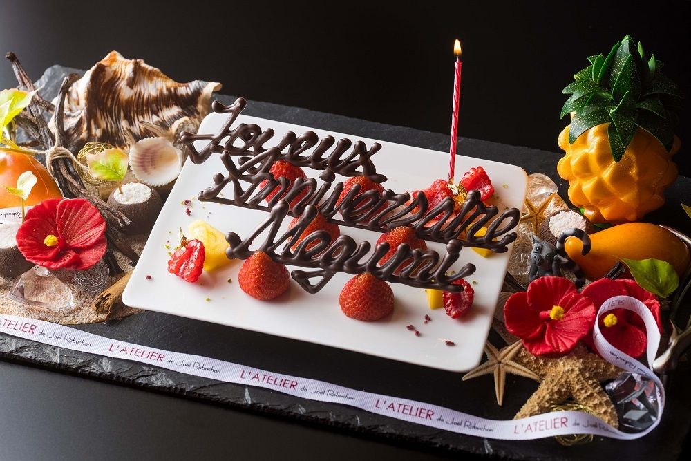 【Option】 Original anniversary plate