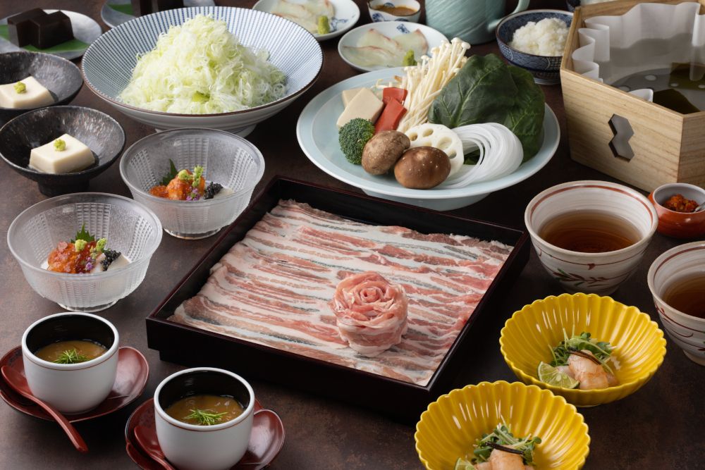 【午餐～嚴選豬肉】涮鍋懷石料理“宮山櫻”