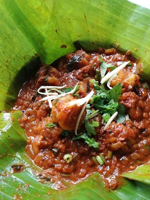 エビカレー バナナの葉包み（単品）
