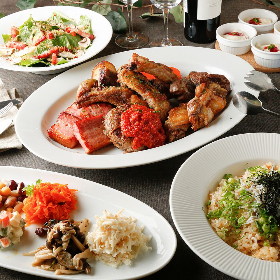 THE ROASTの人気肉を盛り合わせのBBQスタンダードプラン