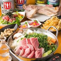 プレミアム飲み放題付冬期限定!!まぐろトロ鍋コース全８品＋店主セレクト旬の日本酒