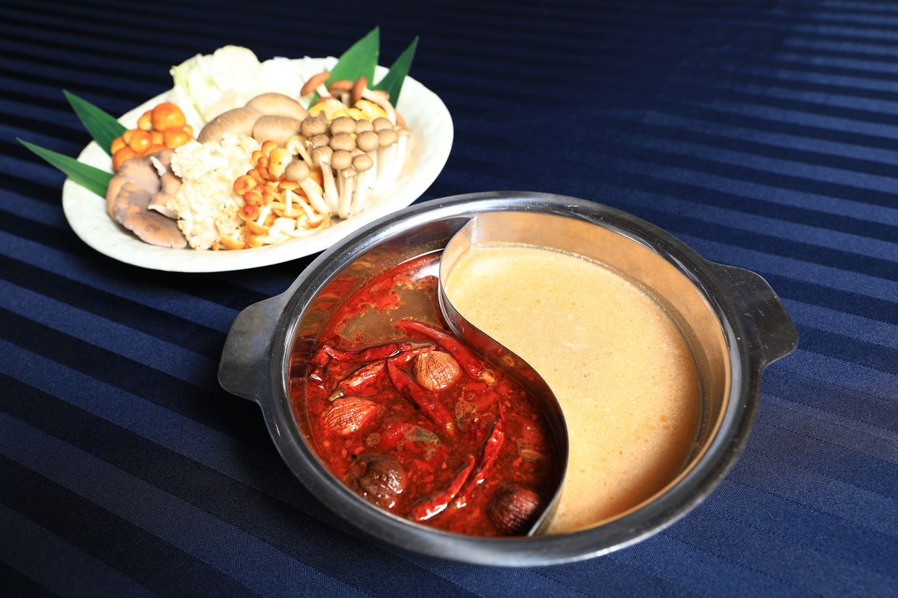 Seasonal authentic hotpot