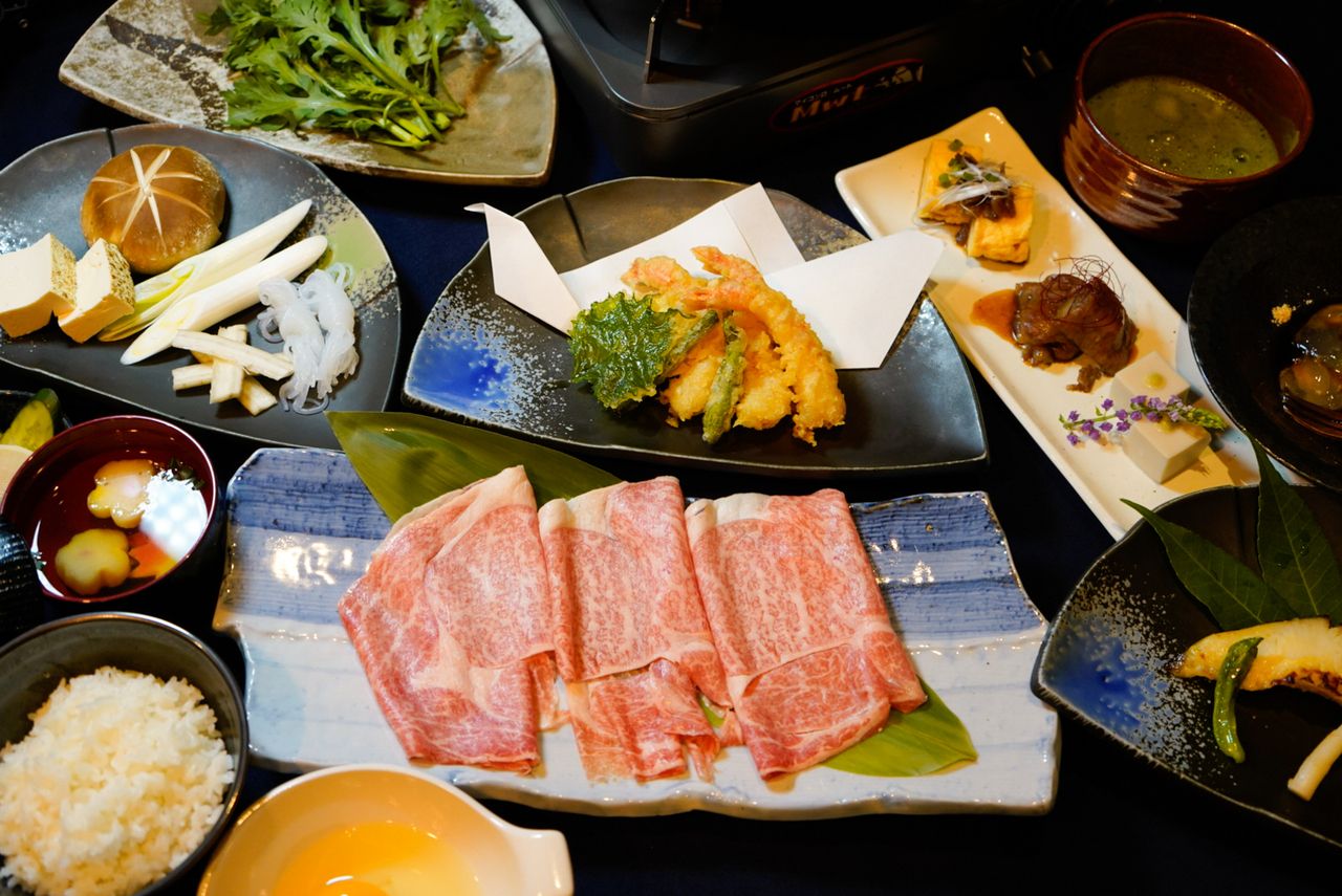 ハラル和牛すき焼きディナーコース