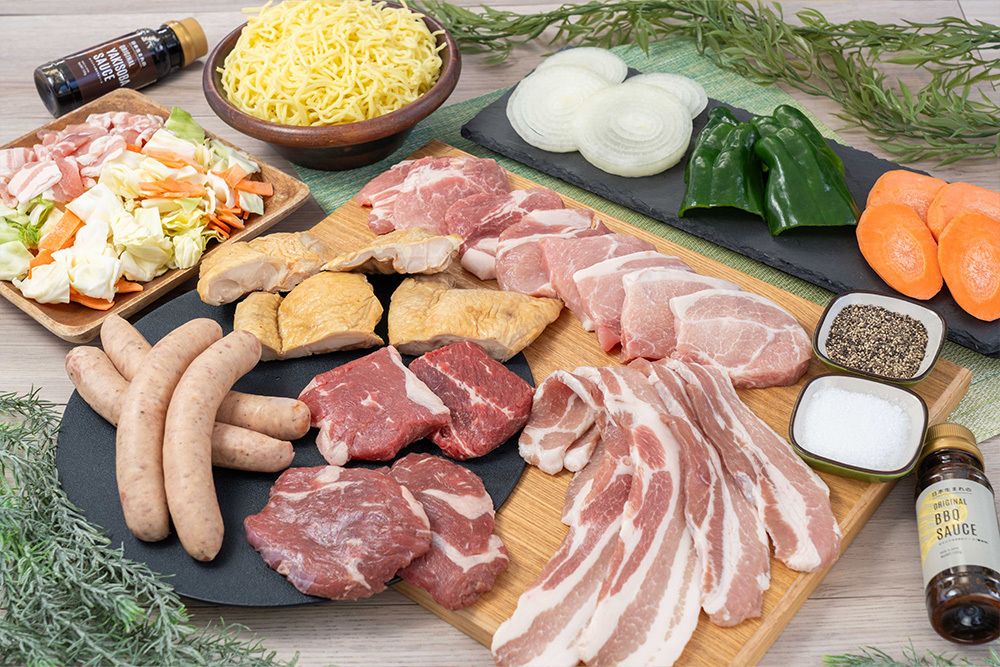 [STEPOUT BBQ set (equipment rental included)]