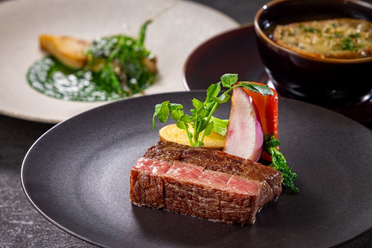 [Weekdays only] Japanese Black Beef Steak Lunch Course
