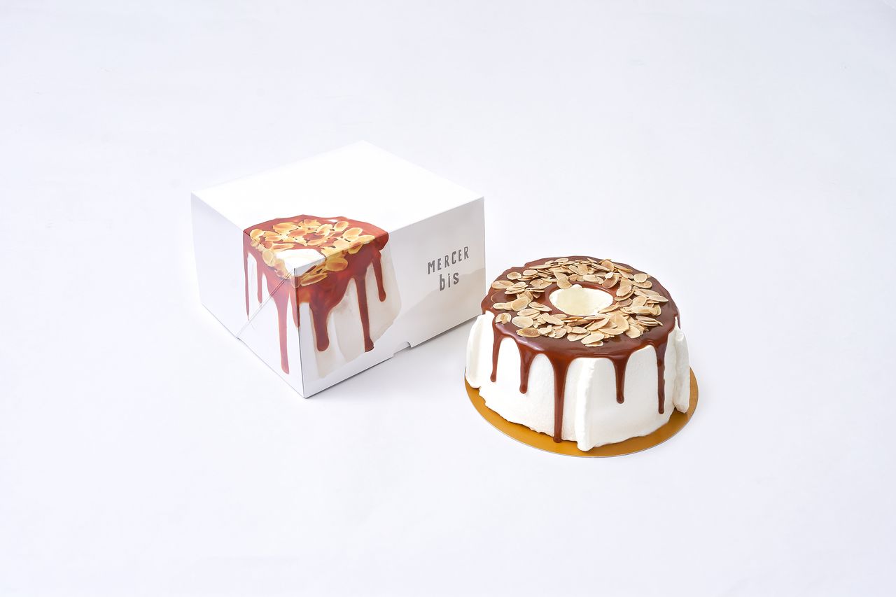[Shibuya store] Fresh caramel chiffon cake (large size)