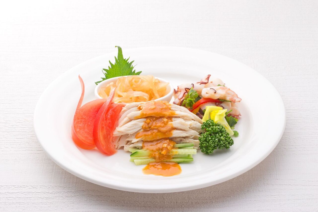 【アラカルト】1.冷菜3種盛り合わせ　中盆