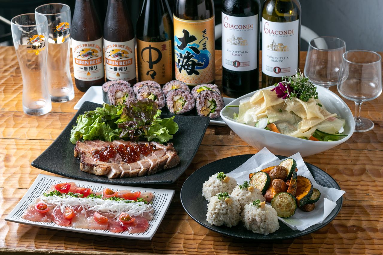 【２時間飲み放題付き】夏におすすめ！アスショクス宴会スタンダードプラン全6品