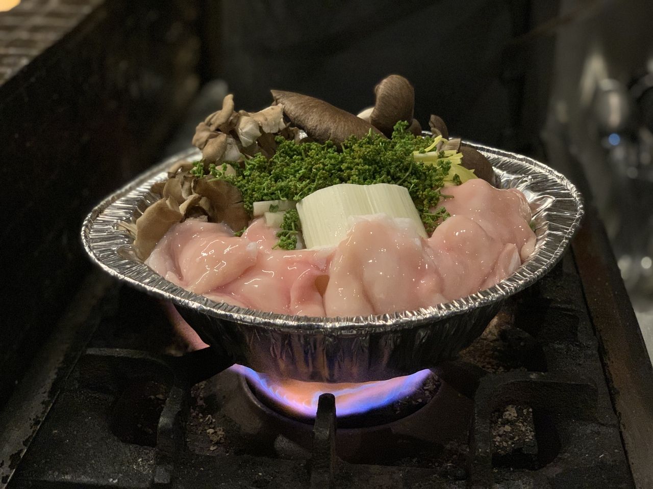 やまがた屋のモツ鍋コース