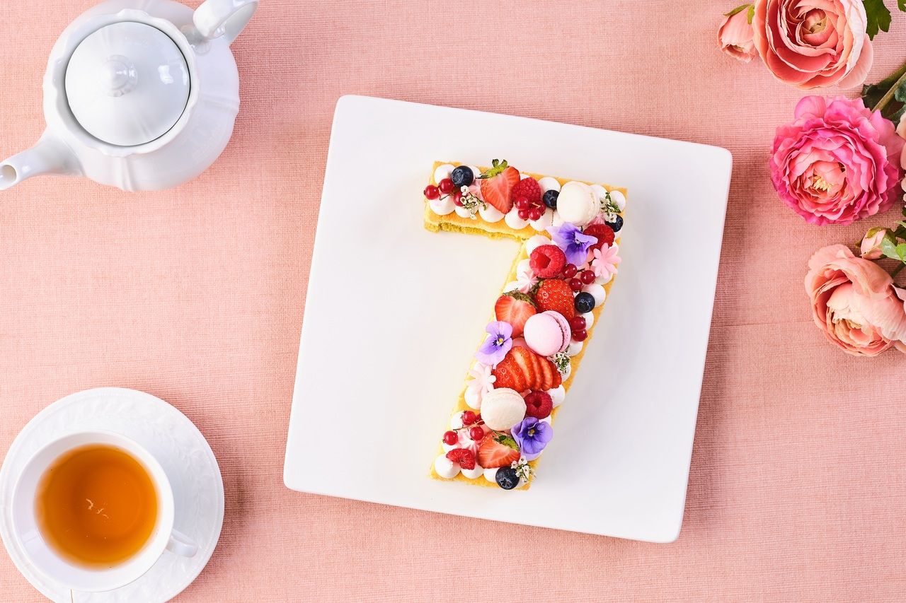 【ナンバーケーキ1桁】アニバーサリーコース