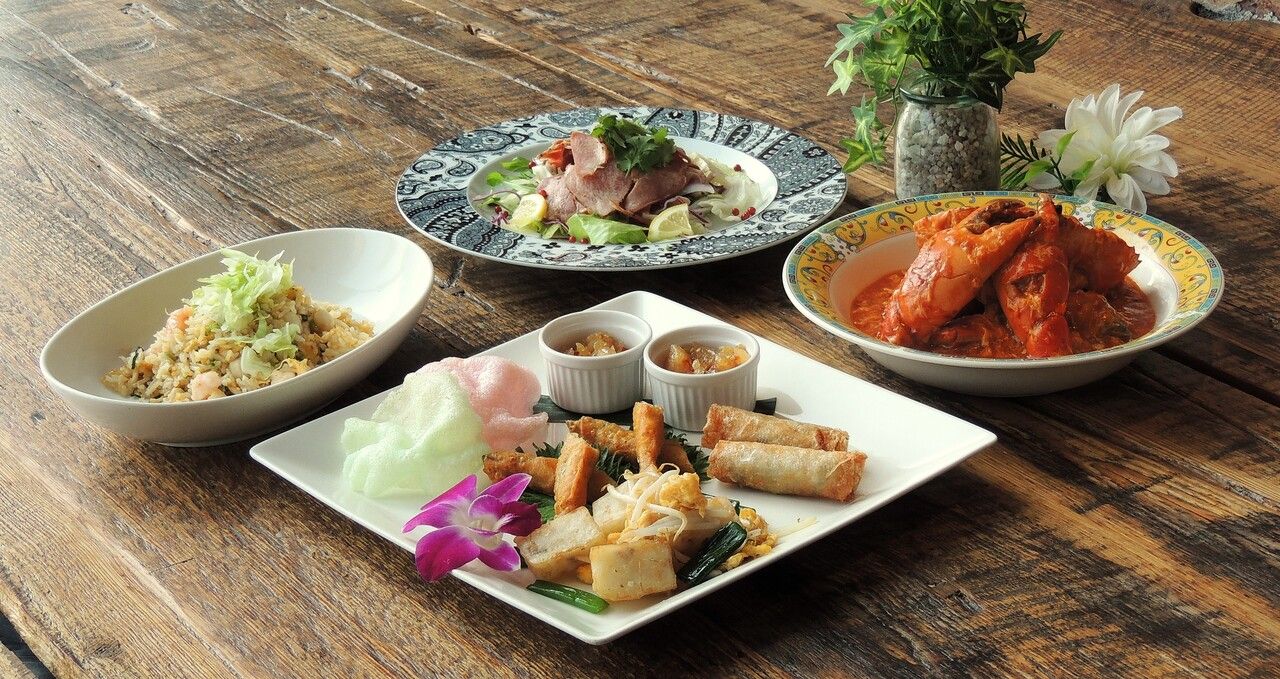 【Lunch】チリクラブがメインのランチコース＋１ドリンク＆食後カフェドリンク付き
