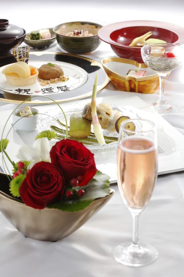 Toast Sparkling Wine Plan Mini Oribe Kaiseki