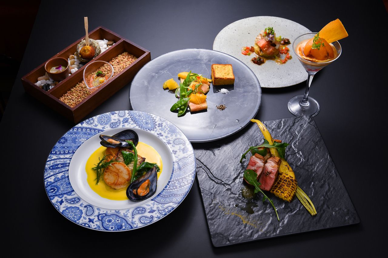 Lunch [le Rhone / Rhone course]