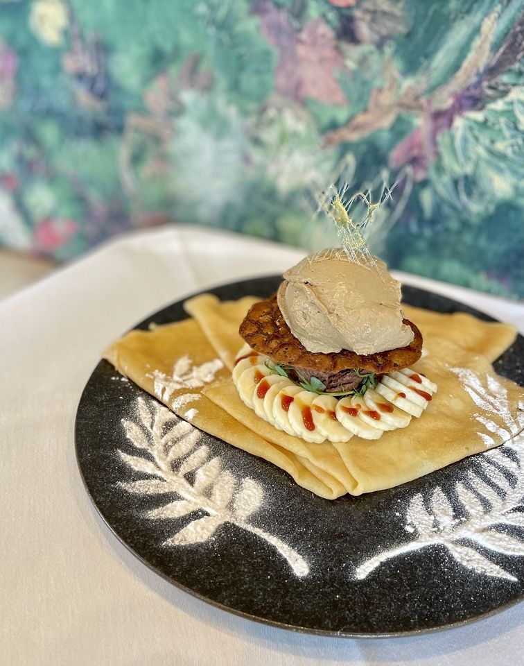 茶、香蕉和巧克力