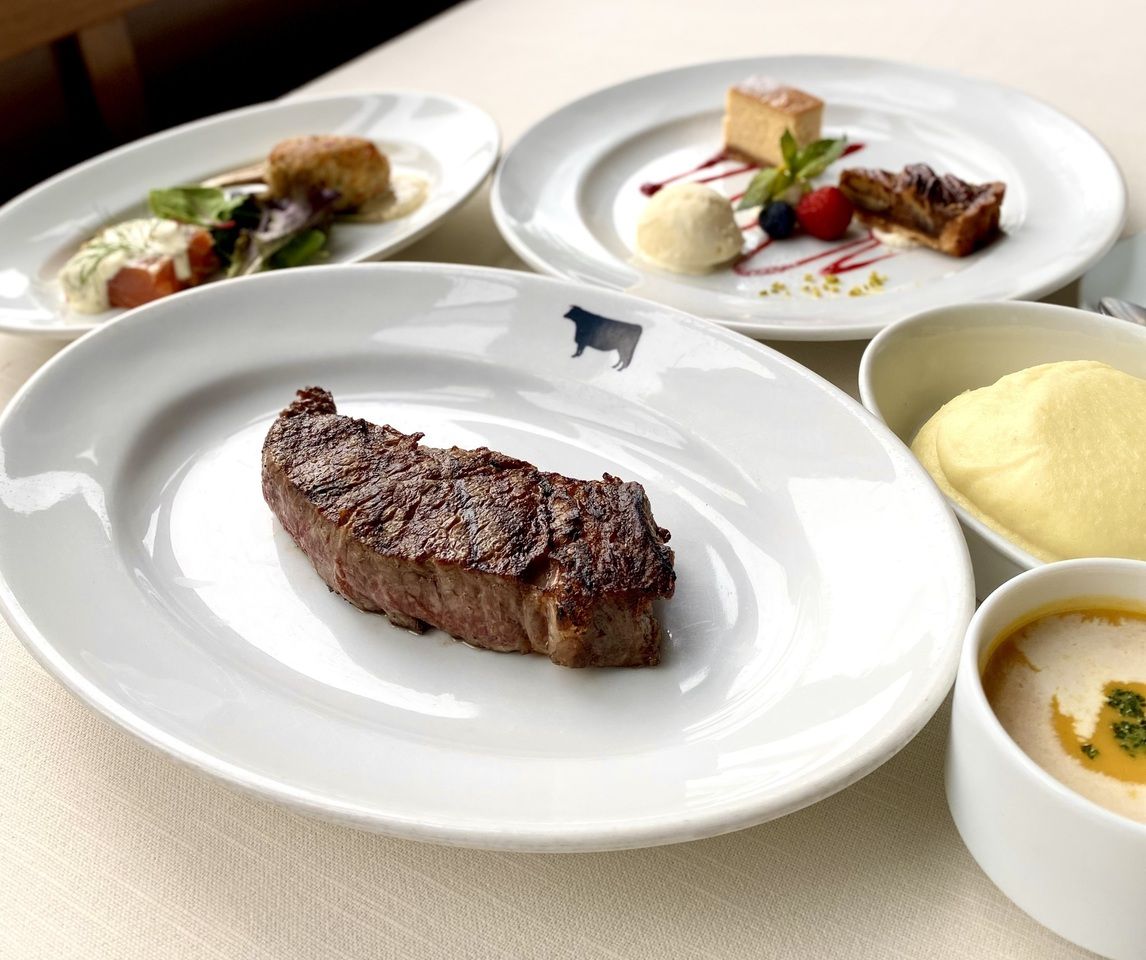 【ランチ】21日間熟成ブラックアンガスビーフ リブステーキコース