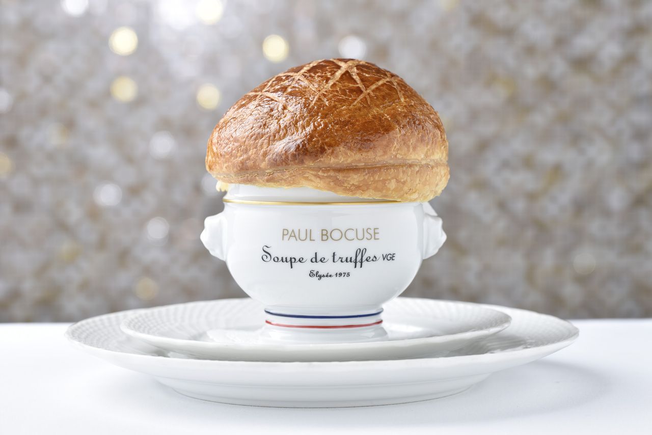 [Add to course] Black truffle soup￥7,500 (total ￥9,075)