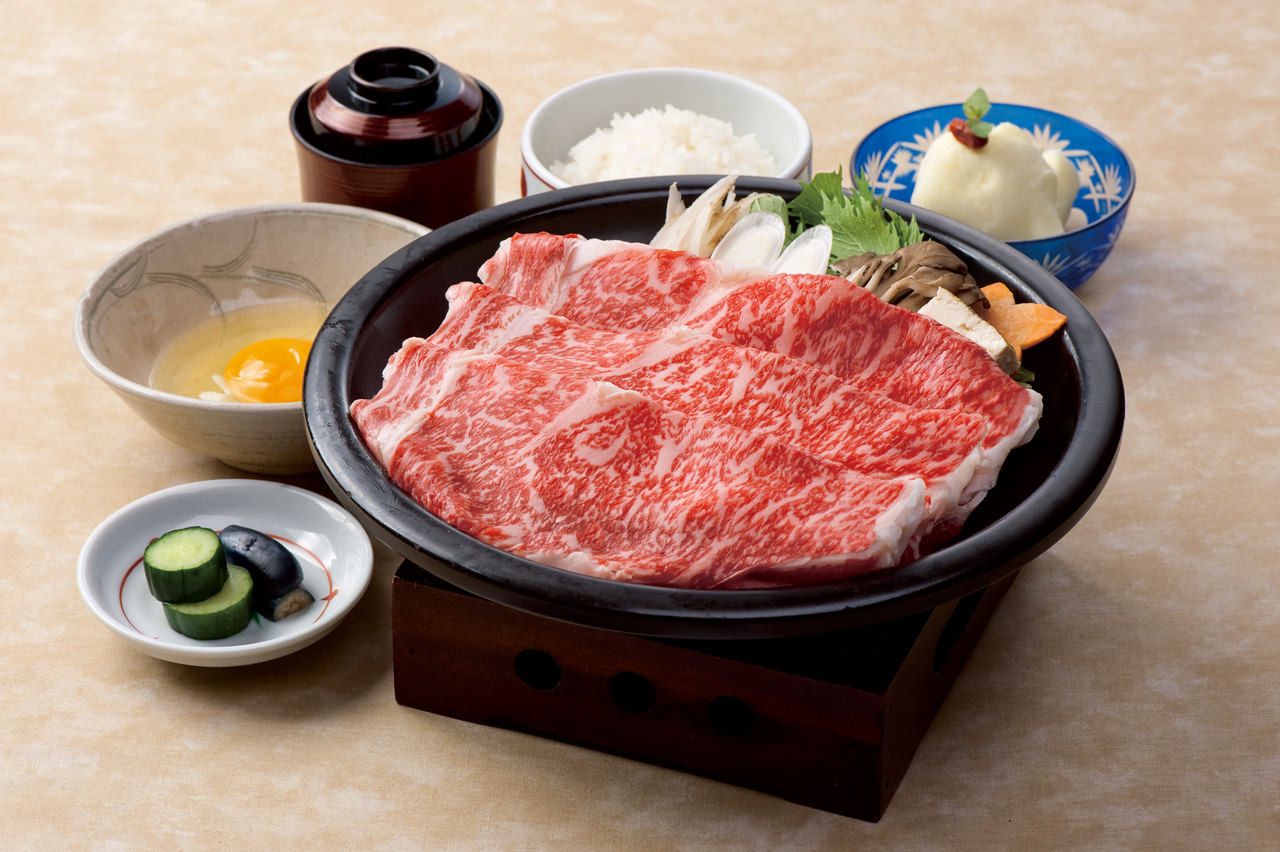 Matsusaka Beef Sukiyaki Lunch Set (high quality beef)