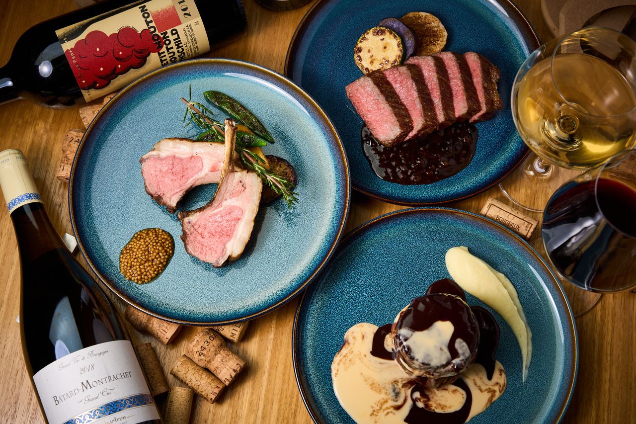 【選べるメイン】scicaのプラチナコース・全8品