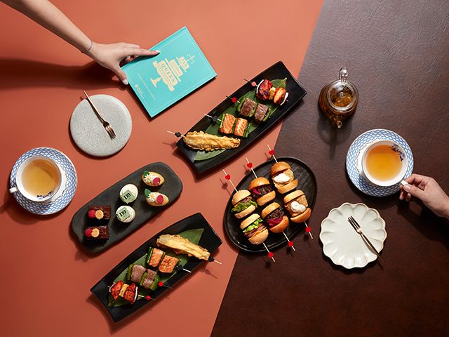 Skewers & Sliders Stack (Mon - Fri) at $54++ for 2 Persons