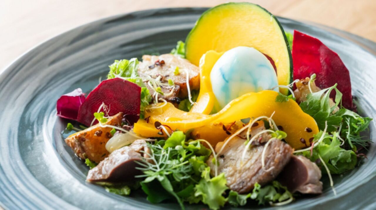 ◇Lunch◇ amuse bouche, meat or fish dish, final dish, dessert, etc. 5 dishes in total 4400 yen